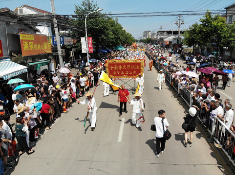 台州椒江葭沚街道五圣殿送大暑