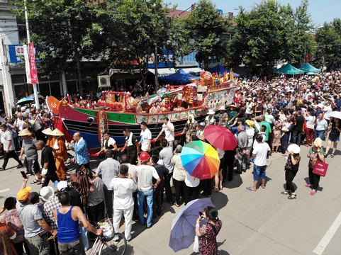 台州椒江葭沚街道五圣殿送大暑