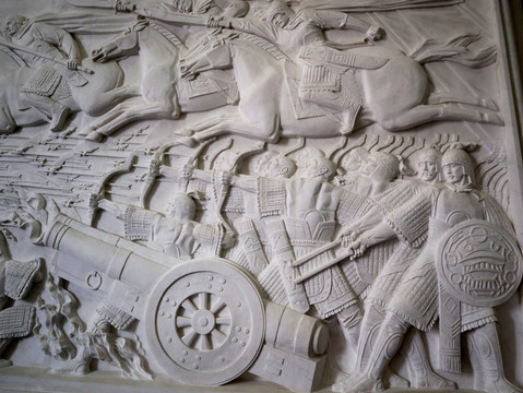 古代战争浮雕