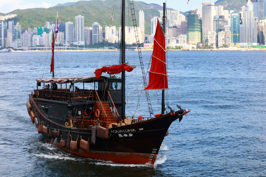 香港维多利亚港游船