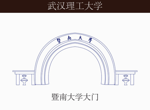 暨南大學大門
