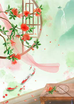 唯美古風(fēng)插畫