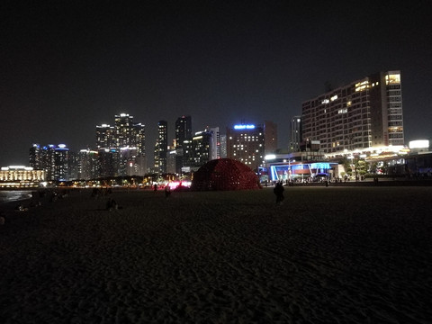 海云台的夜景