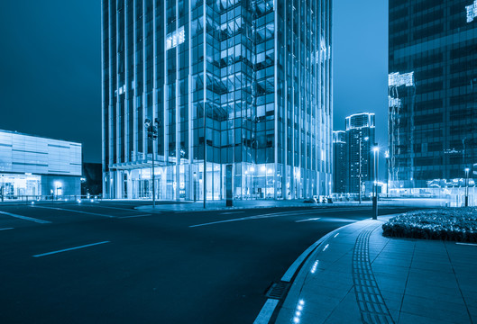 城市道路夜景