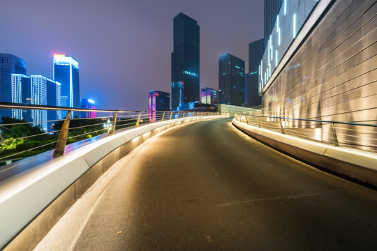 城市道路夜景