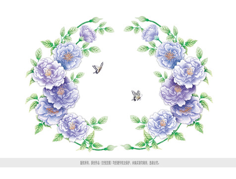 紫色薔薇素材