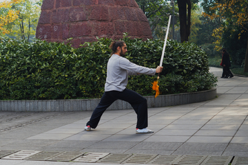 外国人学习中国武术