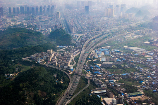 贵阳建筑航拍