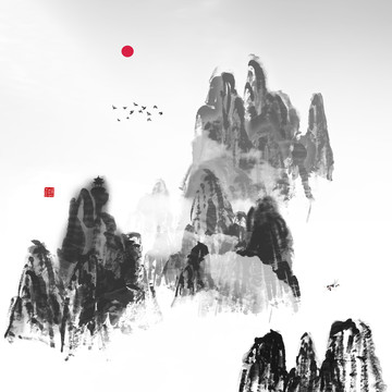 云霧山水
