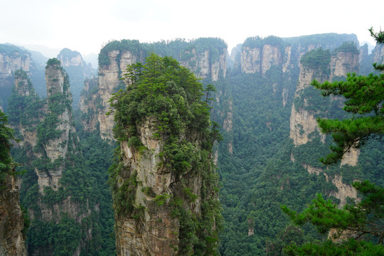 张家界哈利路亚山景色