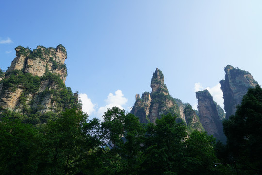 张家界武陵源的风景