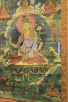 西藏布达拉宫里的文物