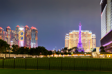 澳门巴黎人夜景