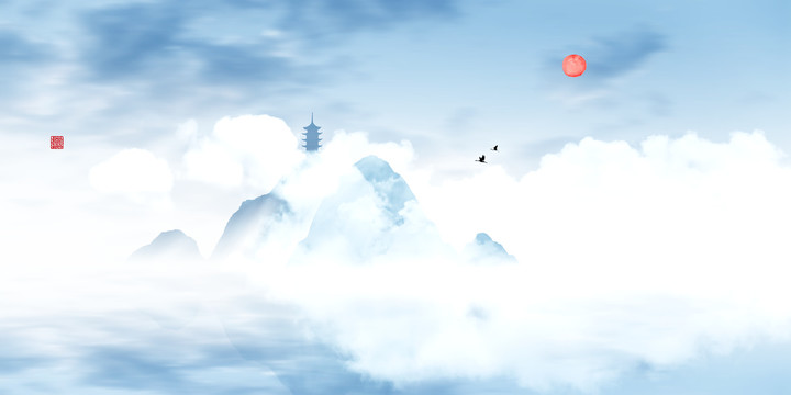 中式山水畫