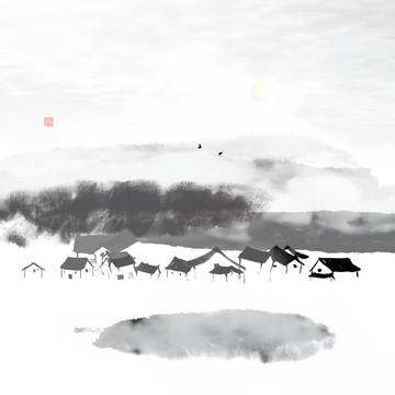 禪意山水畫(huà)