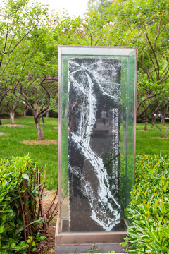 江苏常州红梅公园红梅石碑