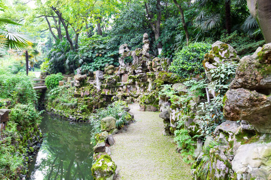 江苏常州东坡园假山