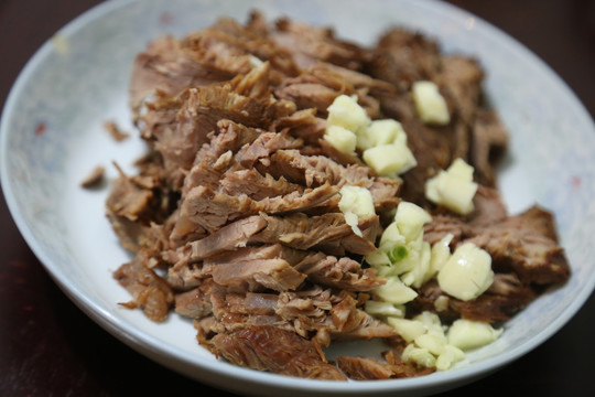 酱牛肉特写