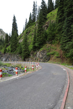 美丽的白杨沟景区