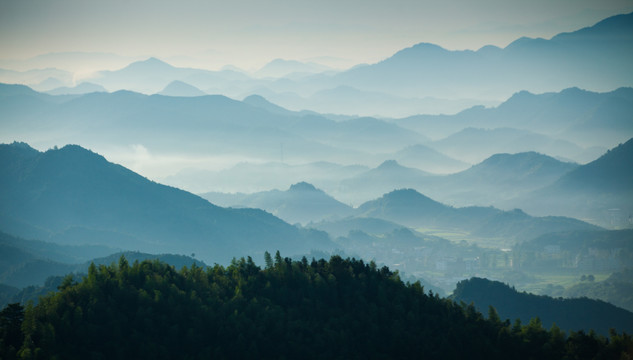 远山和乡村