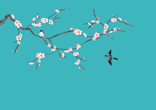 花鳥背景