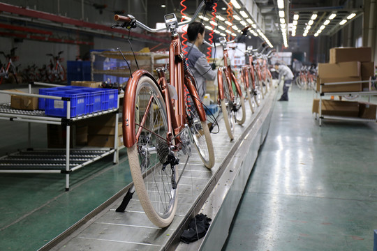 自行车电动车助力车生产线工厂