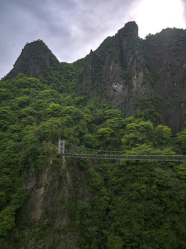 浙江衢州药王山玻璃桥