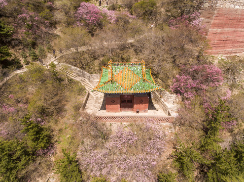 航拍北岳恒山