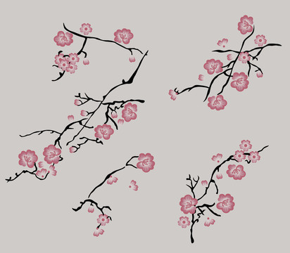 梅花地毯圖案