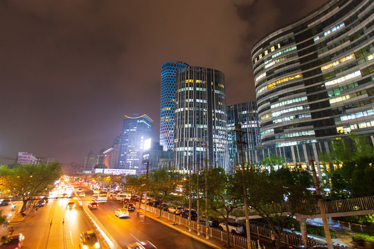 北京三里屯夜景