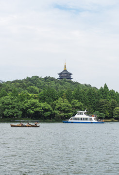 西湖雷峰塔高清