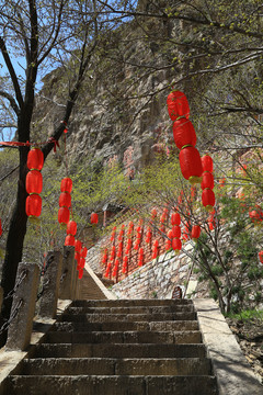 北岳恒山景区台阶