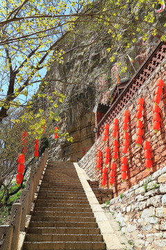 北岳恒山景区台阶