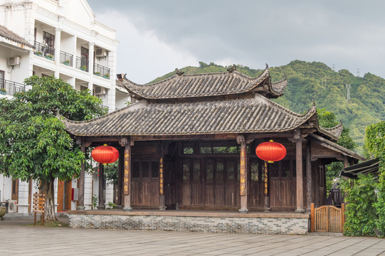 清远浈阳峡风景旅游小镇大戏台