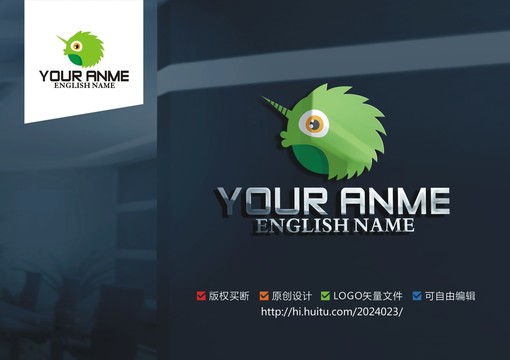 可愛卡通logo