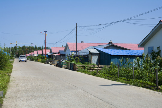 小镇平房住宅区