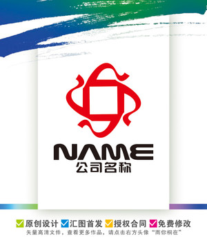 門窗建材裝飾空間展示logo