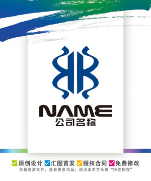 B字母建筑門窗建材物業(yè)logo
