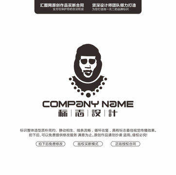 美國黑人潮牌原創(chuàng)手繪標志