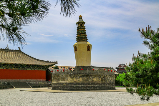 大同古城法华寺