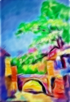 抽象風(fēng)景畫