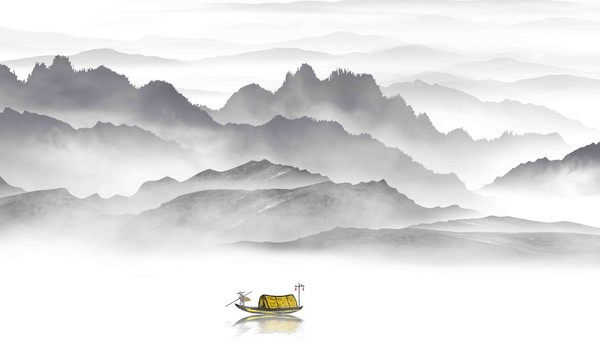 水墨山水畫