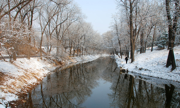 避暑山庄雪景