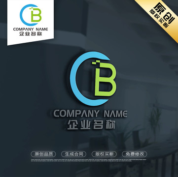 CB字母LOGO设计