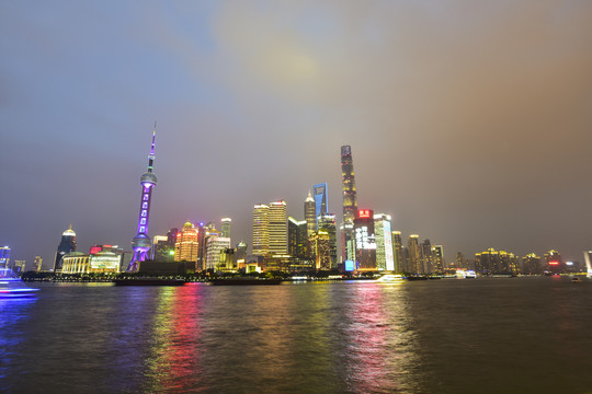 上海外滩建筑夜景