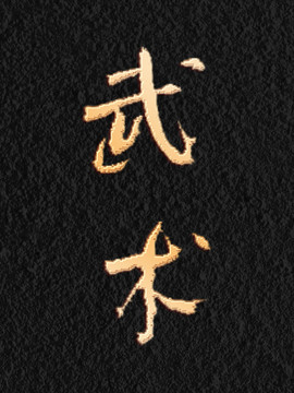 武術(shù)字體設(shè)計