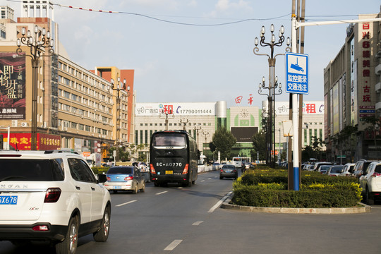 四平市街景