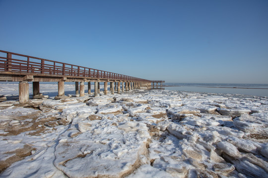 秦皇岛冰冻海岸