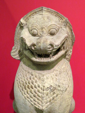 吴哥时期石狮