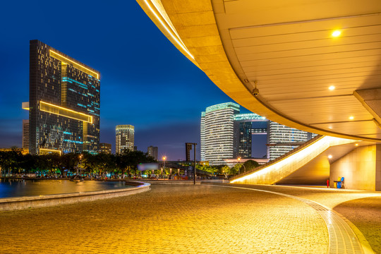 城市景观夜景